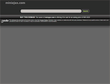 Tablet Screenshot of miniajax.com